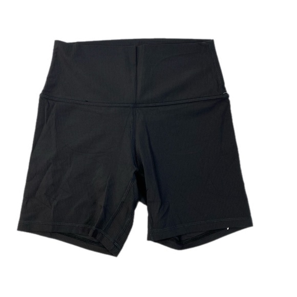 Lululemon Align Ribbed High Rise short 6” Black NWT size 8 - Picture 6 of 16